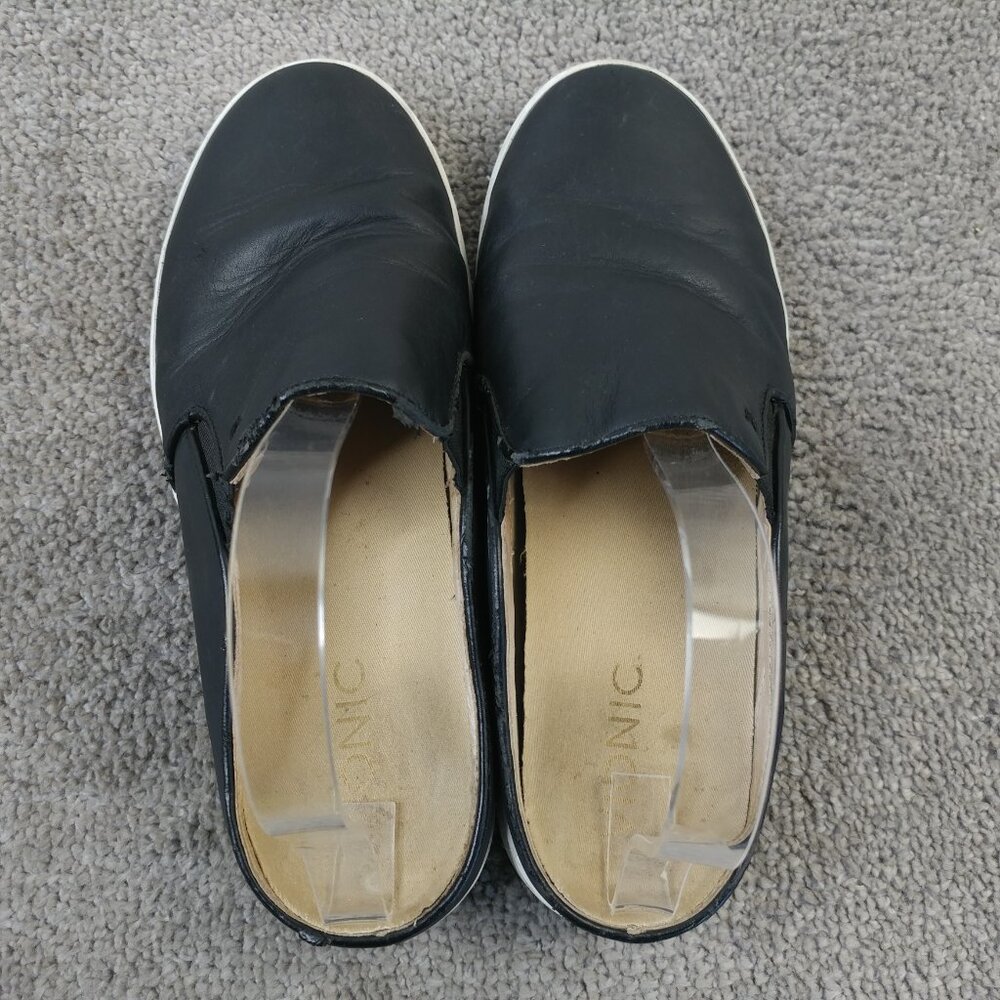 Vionic Dakota Black Leather Slip-On Sneaker Mule Womens Size 6.5 Orthotic - Picture 7 of 11